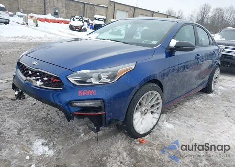 2021 Kia Forte Gt Manual from USA, damaged, VIN 3KPF44AC1ME295220